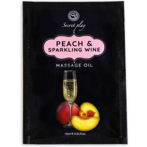 Massageöl Pfirsich & Sekt 10ml | Secretplay