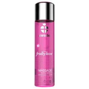 Fruity Love Massageöl Rosa Himbeere Und Rhabarber 120ml – Swede