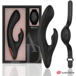 Schwarzes Vibrator-Set mit Fernbedienung und Verpackung, Marke 