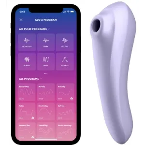 Dual Pleasure Air Pulse Malva | Satisfyer