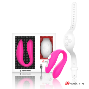 Watchme Dual Technology Vibrator Fuchsia / Snow | Wearwatch